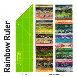 Rainbow Ruler - 3.5in x 12.5in